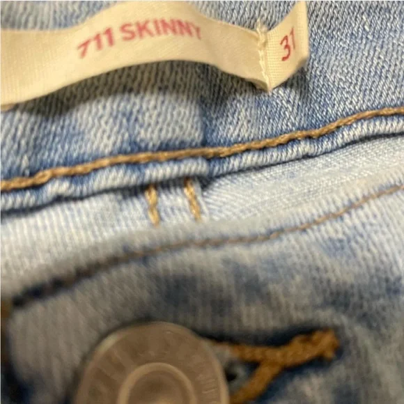 Levi's 711 skinny blue jeans - Picture 6 of 6